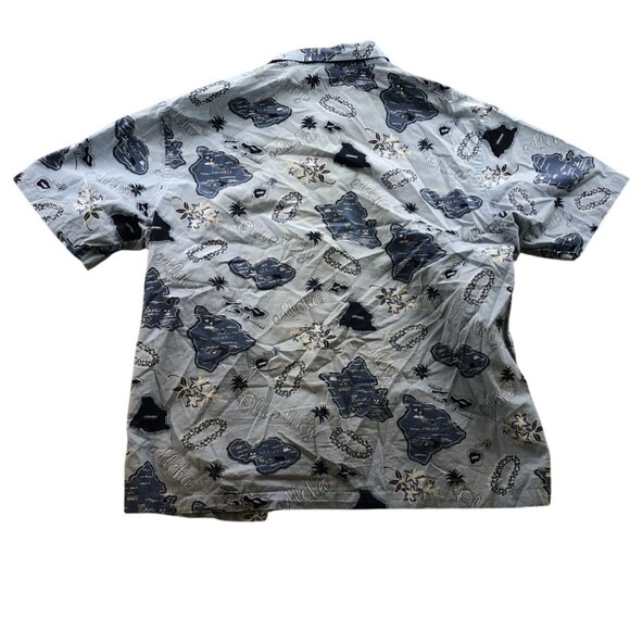 Old Navy Mens Hawaiian Shirt Size XL Lot Of Two Vintage Short Sleeve Button Up - Picture 5 of 15